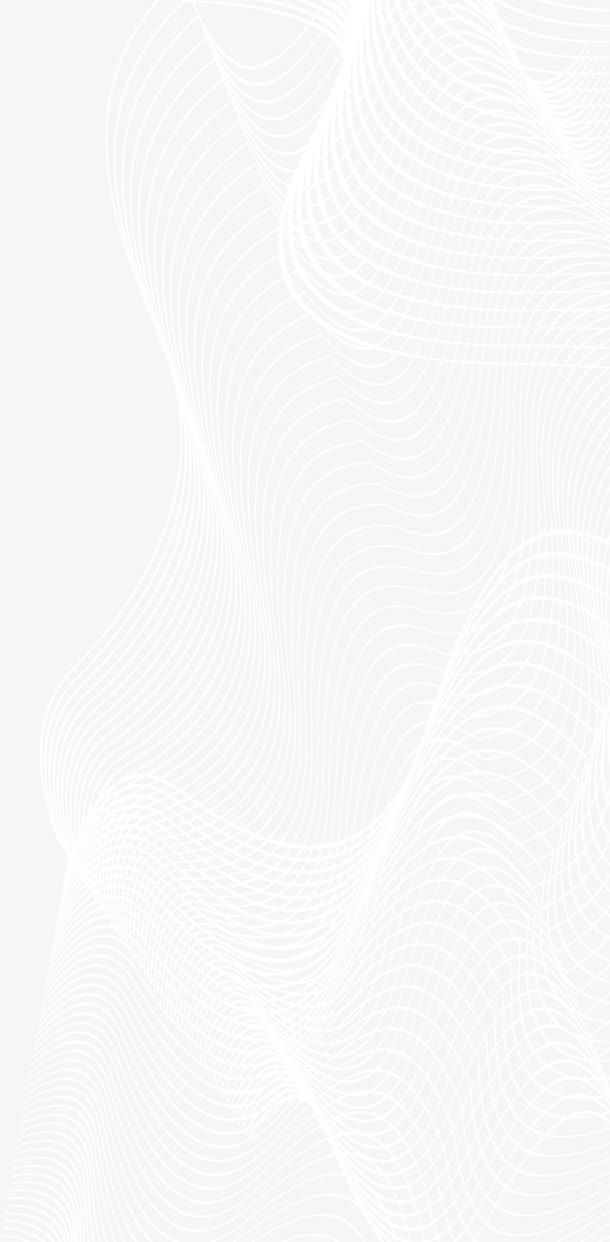 白色清新曲线免抠