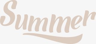 summer艺术字设计免抠