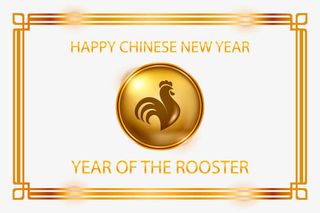 矢量金鸡装饰免抠