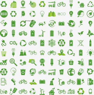 生态环境图标集免抠图标元素