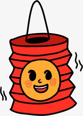 祝福喜庆  卡通手绘灯笼免抠