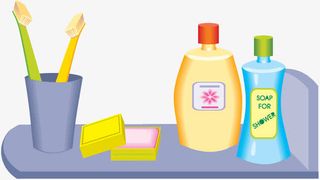 卡通日用品洗漱用品免抠