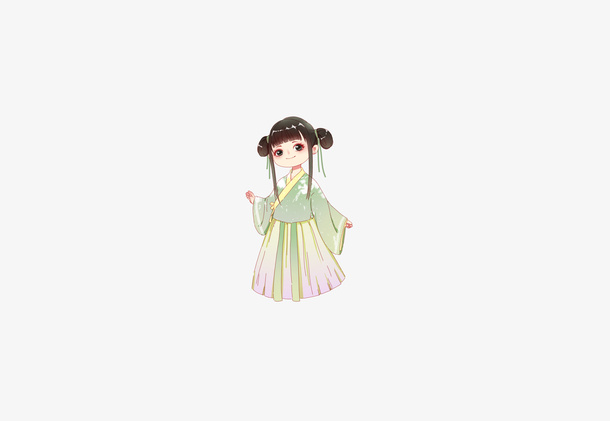 可爱汉服人物免抠