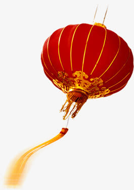 灯笼元旦大屏图片免抠