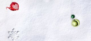 白雪装饰背景banner装饰高清