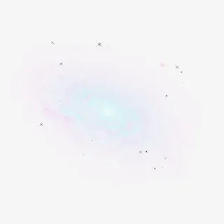 太空星系紫色星云免抠