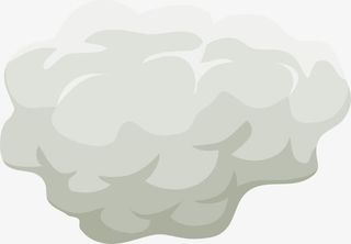 花型的创意烟雾笔刷免抠