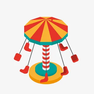 卡通游乐场PNG免抠