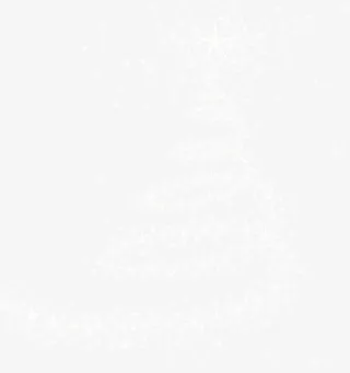 圣诞树白色唯美螺旋曲线免抠