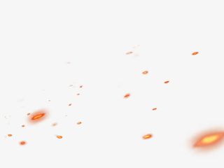 黄色火花免抠