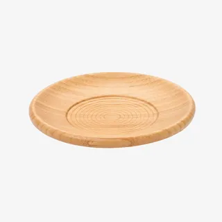 木质圆圈盘子免抠