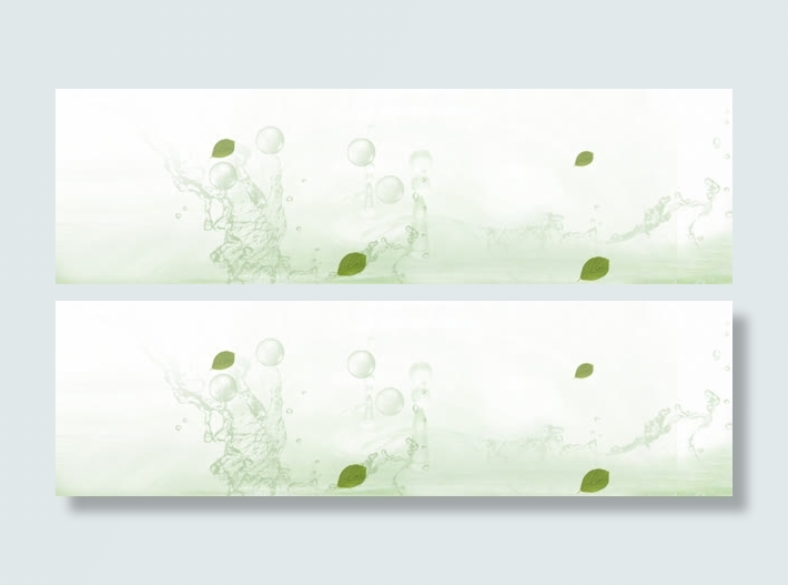 护肤品简约清新背景banner免抠