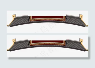 卡通屋顶瓦片阁楼楼顶矢量图PNG免抠