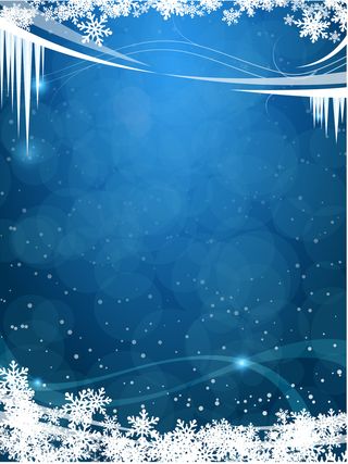 冰雪雪花海报背景高清