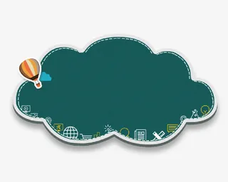 手绘对话框免抠