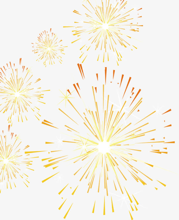 空中的烟火免抠