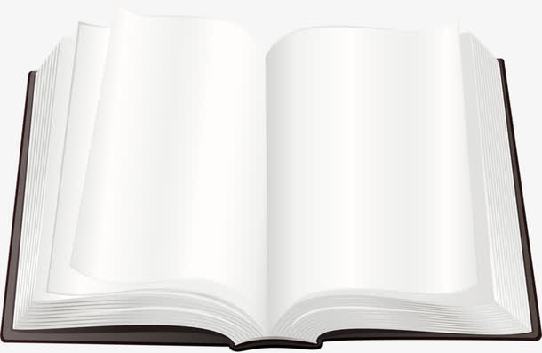打开的书本免抠