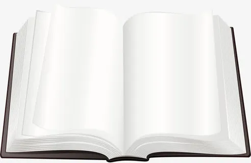 打开的书本免抠