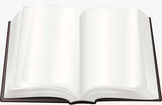 打开的书本免抠
