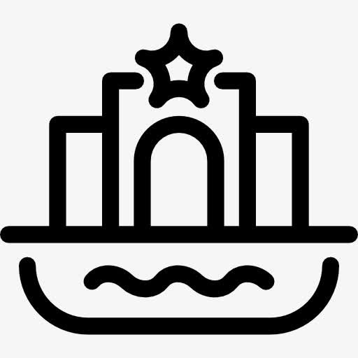 游泳胜地图标免抠