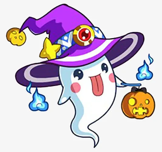 漂浮的娃娃幽灵免抠