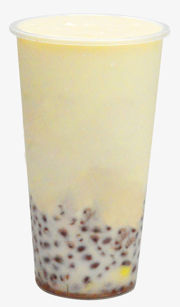 实物红豆布丁奶绿免抠