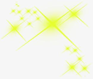 高清活动海报黄色光效形状免抠