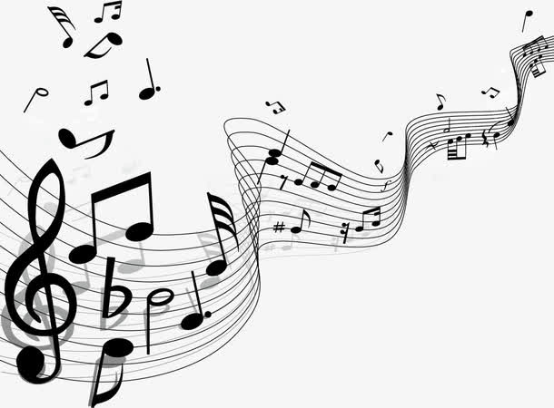 矢量音符素材免抠