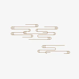 祥云 金色 国潮 金色祥云免抠