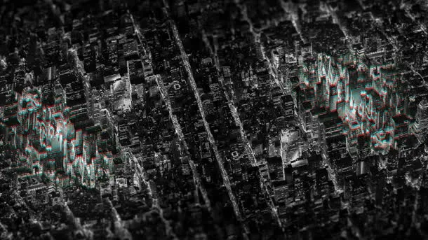 复古黑色科技感俯视方向免抠