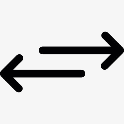 左箭头和右图标免抠