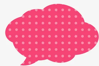 粉色斑点云朵免抠