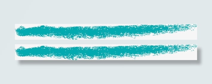 蓝色矢量笔刷墨迹图免抠