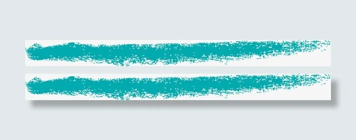 蓝色矢量笔刷墨迹图免抠