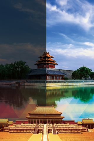 北京旅游海报背景高清