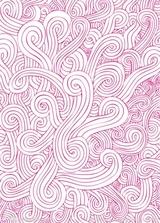 云纹红色白色相交免抠