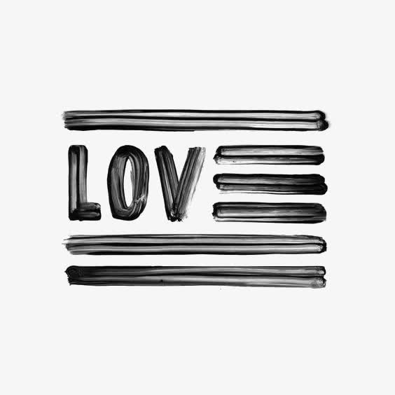 Love创意英文字体免抠