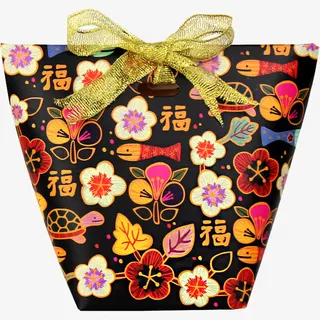 新年牛轧糖雪花酥包装盒免抠