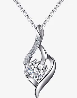 时尚的钻石项链免抠