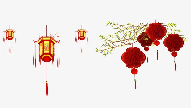 古典中国风宫灯免抠