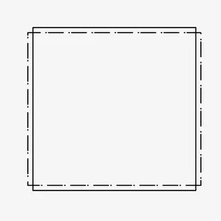 简约边框虚线海报公众号排版免抠