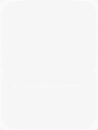 白色粉笔画边框免抠