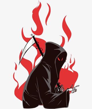 红眼睛妖魔发火免抠