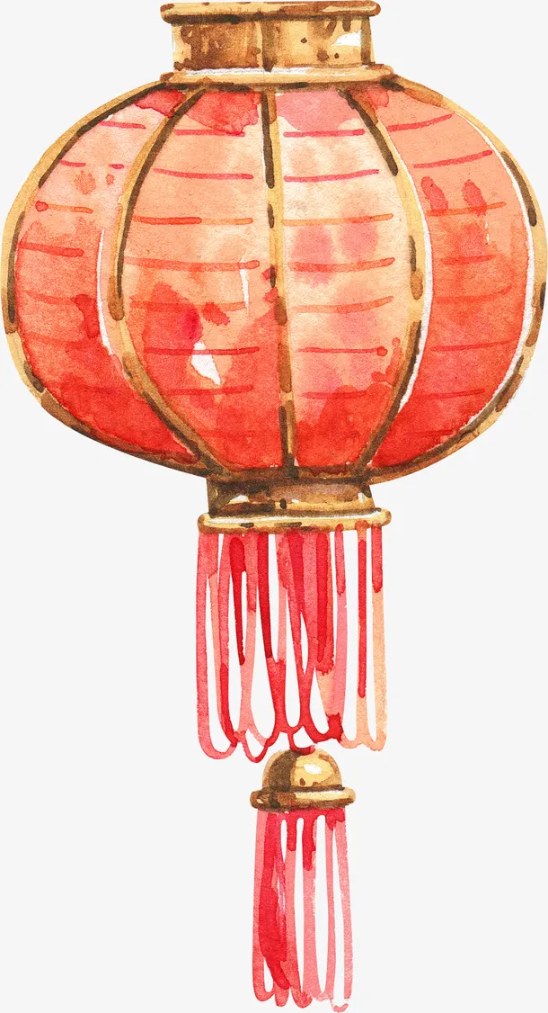 手绘中国风灯笼免抠图免抠