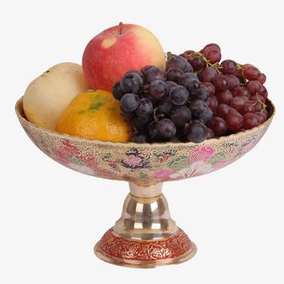 印度进口水果盘高脚果盘免抠