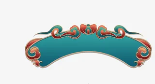 中国风标题框免抠