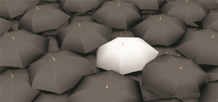 商务雨伞金融背景高清