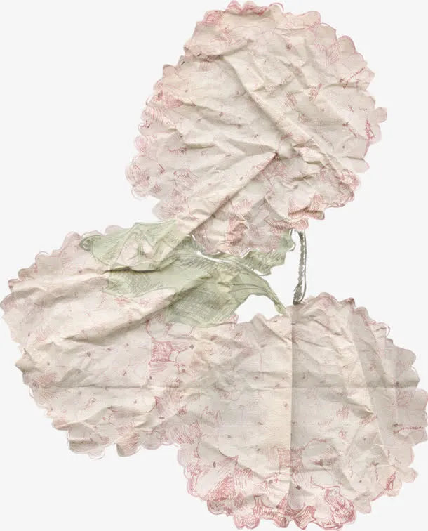 破旧爱心装饰纸张免抠