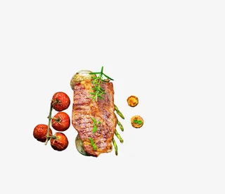 煎牛排煎牛肉免抠