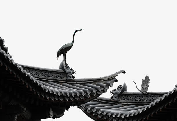 中式建筑免抠